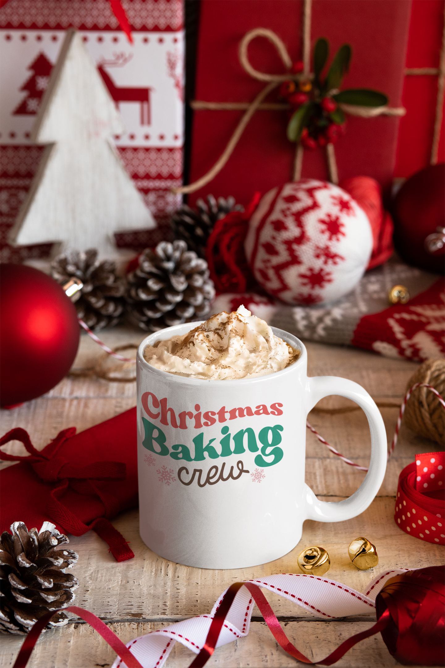 Christmas Baking Crew Mug - 11oz Christmas Mug | XmasMugs.com
