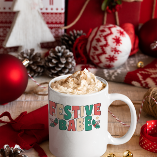 Dear Santa I Tried Christmas Mug - 11oz Christmas Mug | XmasMugs.com