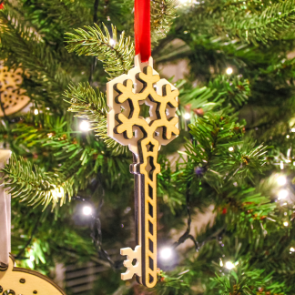Snow Key Christmas Decoration