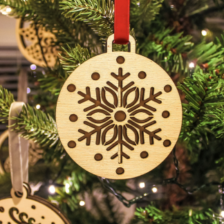 Woodland Blizzard Christmas Decoration